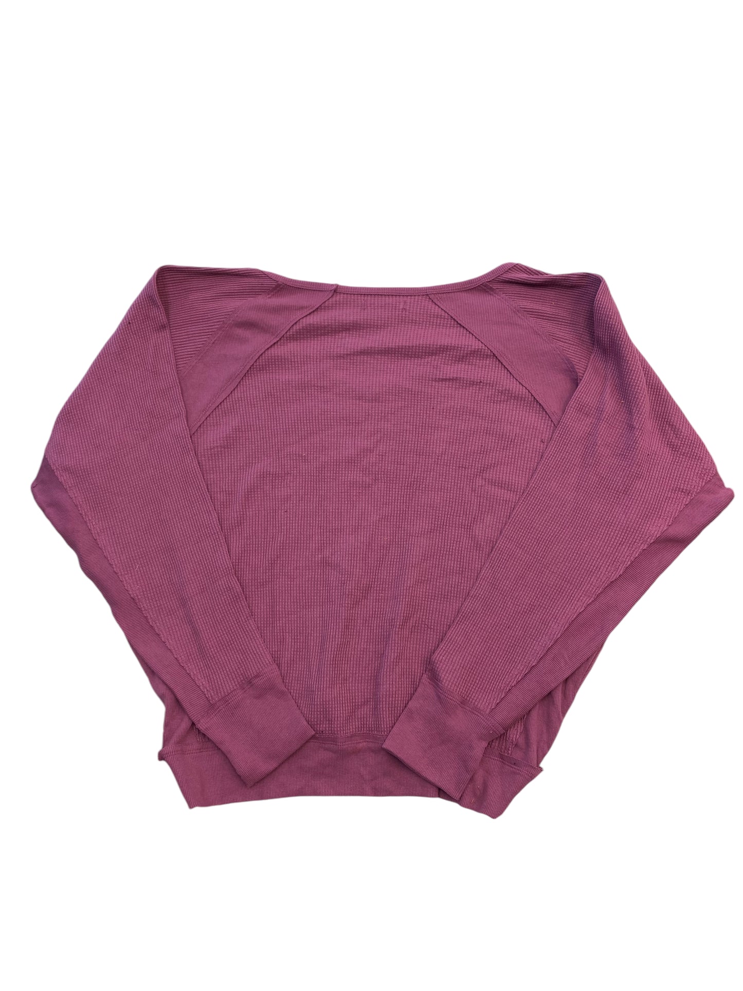 Top Long Sleeve By Free People In Purple, Size: L