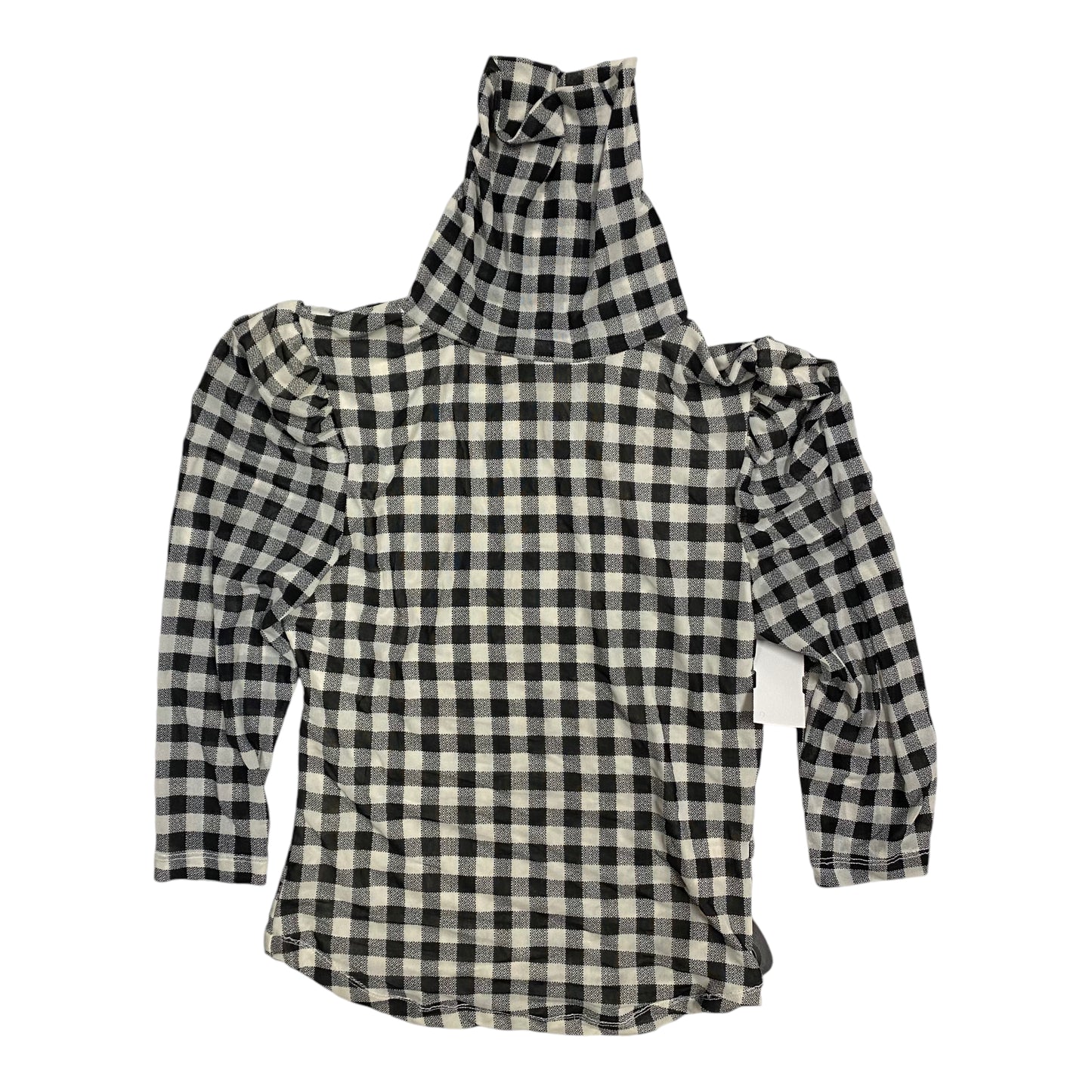 Top Long Sleeve By Free People In Checkered Pattern, Size: S