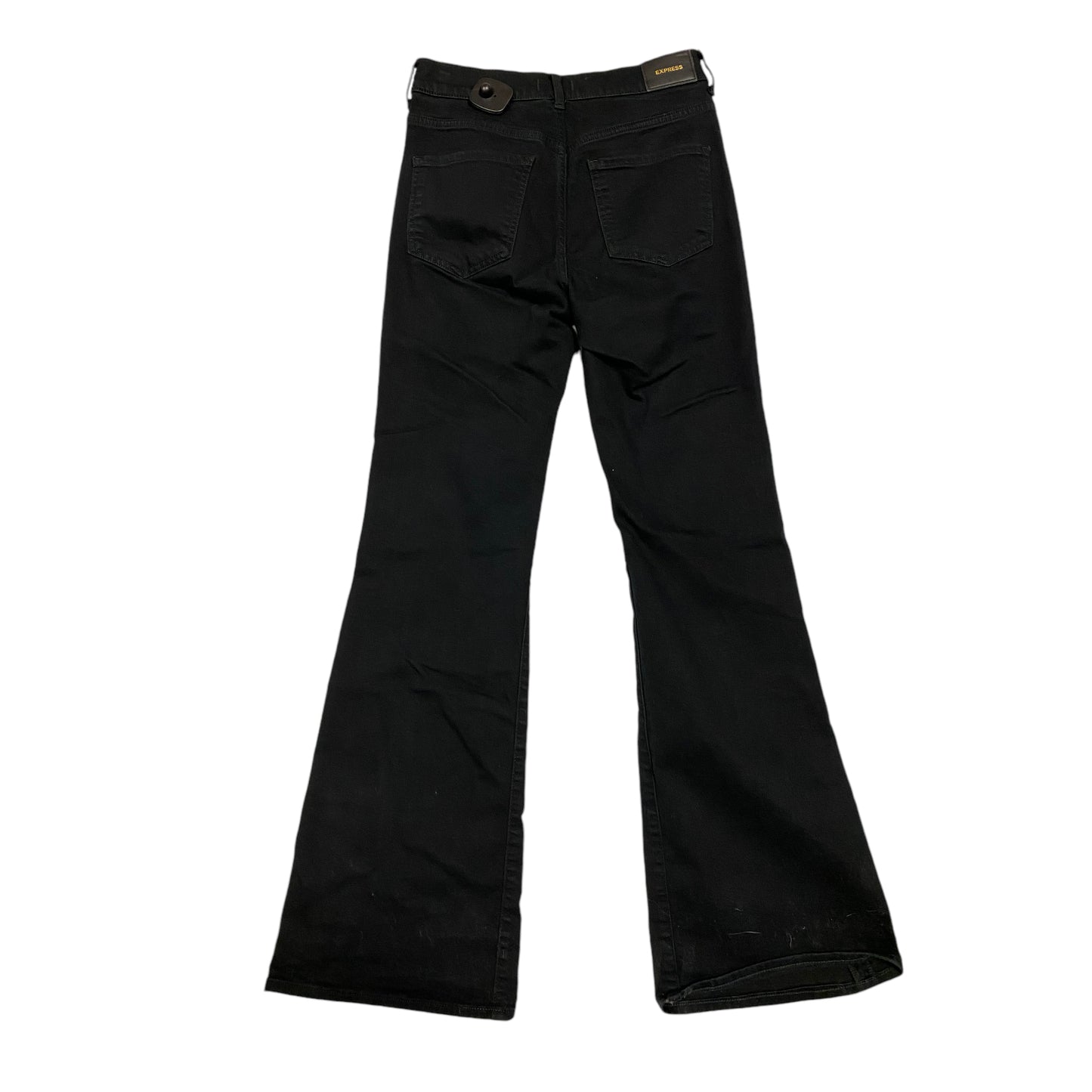 Jeans Flared By Express In Black, Size: 2