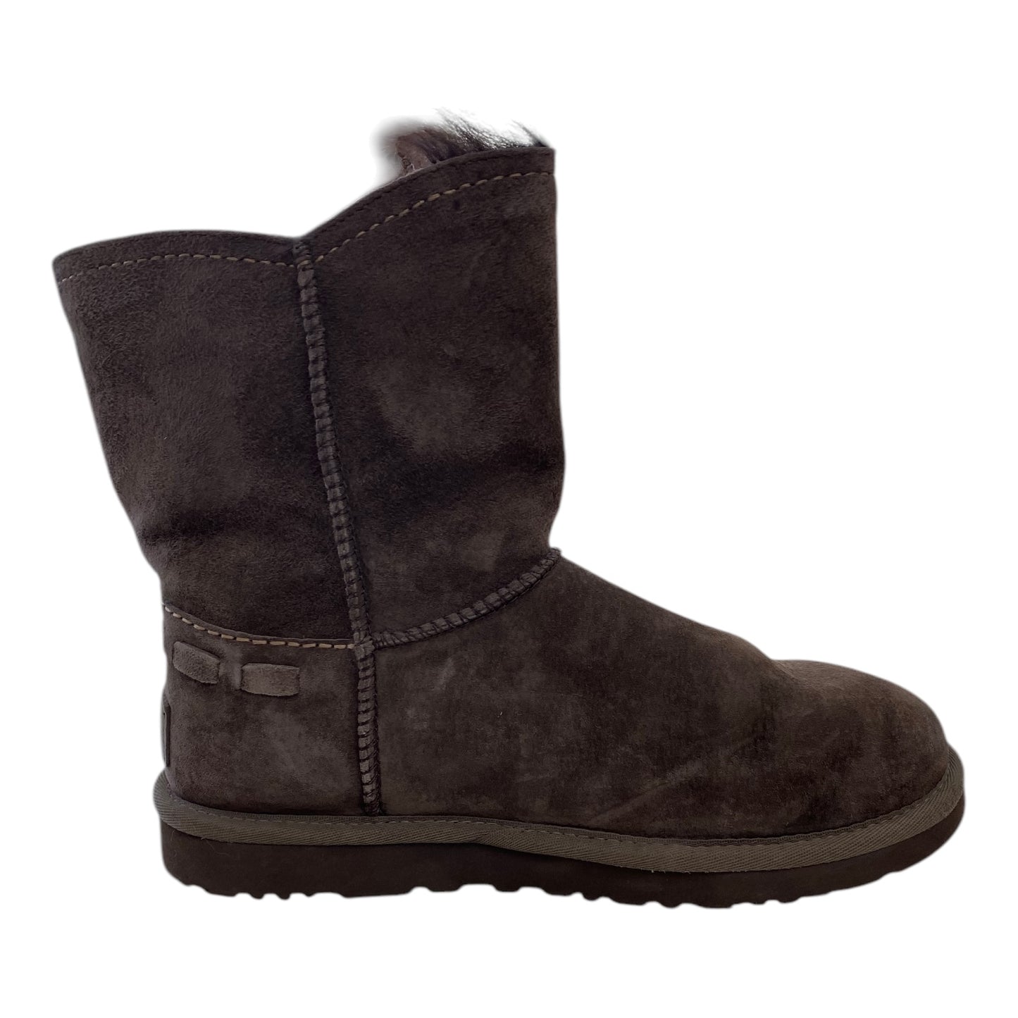 Boots Designer By Ugg In Brown, Size: 8