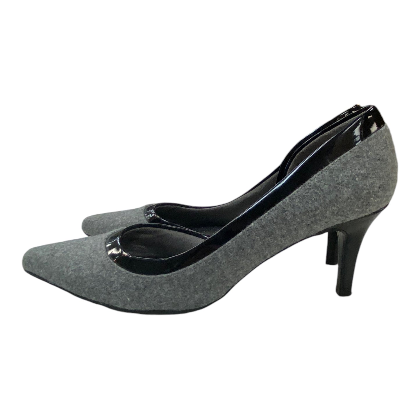 Shoes Heels Kitten By Life Stride In Grey, Size: 8