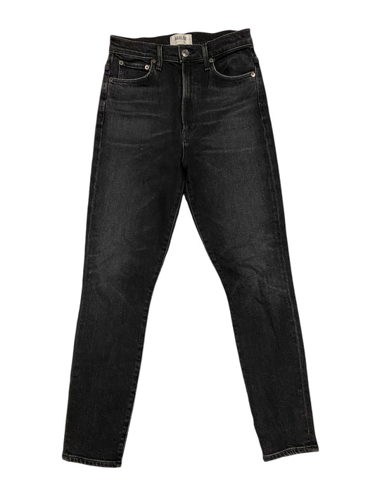 Jeans Skinny By Agolde In Black, Size: 2