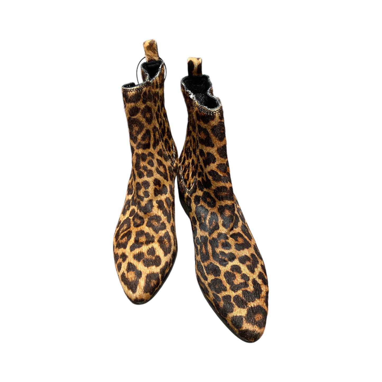 Boots Ankle Heels By Banana Republic In Animal Print, Size: 9.5