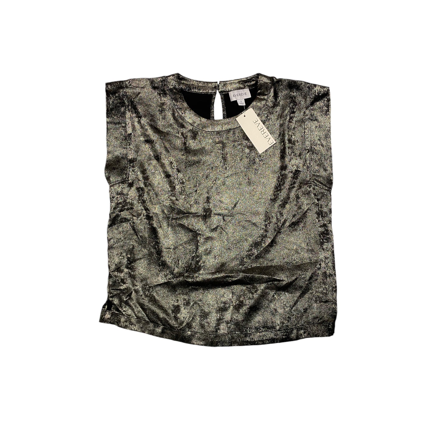 Top Short Sleeve By Evereve In Green, Size: S