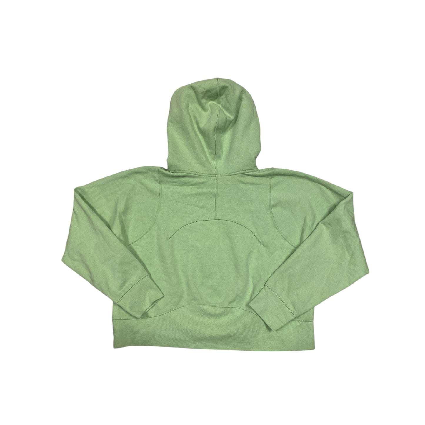 Athletic Sweatshirt Hoodie By Lululemon In Green, Size: 12