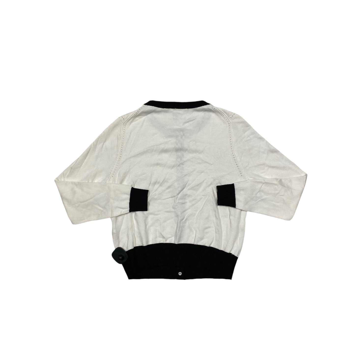 Sweater Cardigan By White House Black Market In White, Size: M