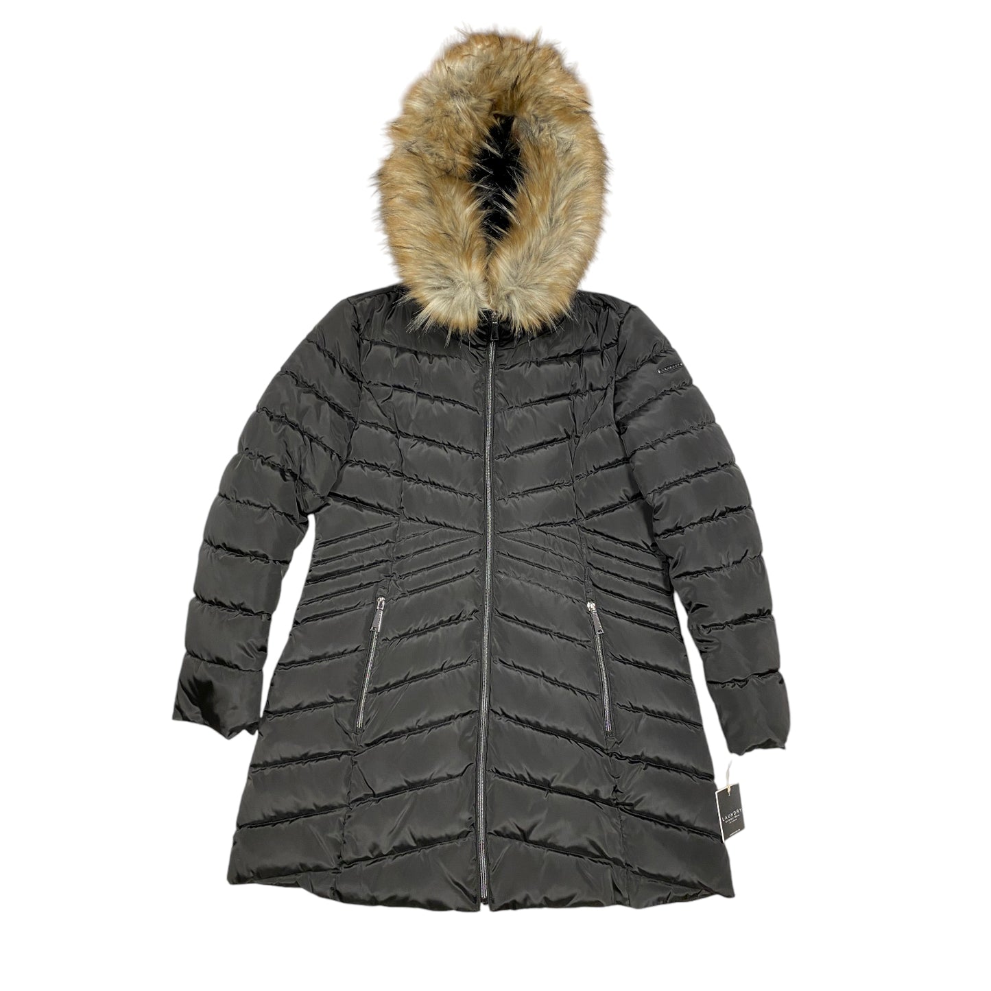 Jacket Puffer & Quilted By Laundry In Black, Size: L