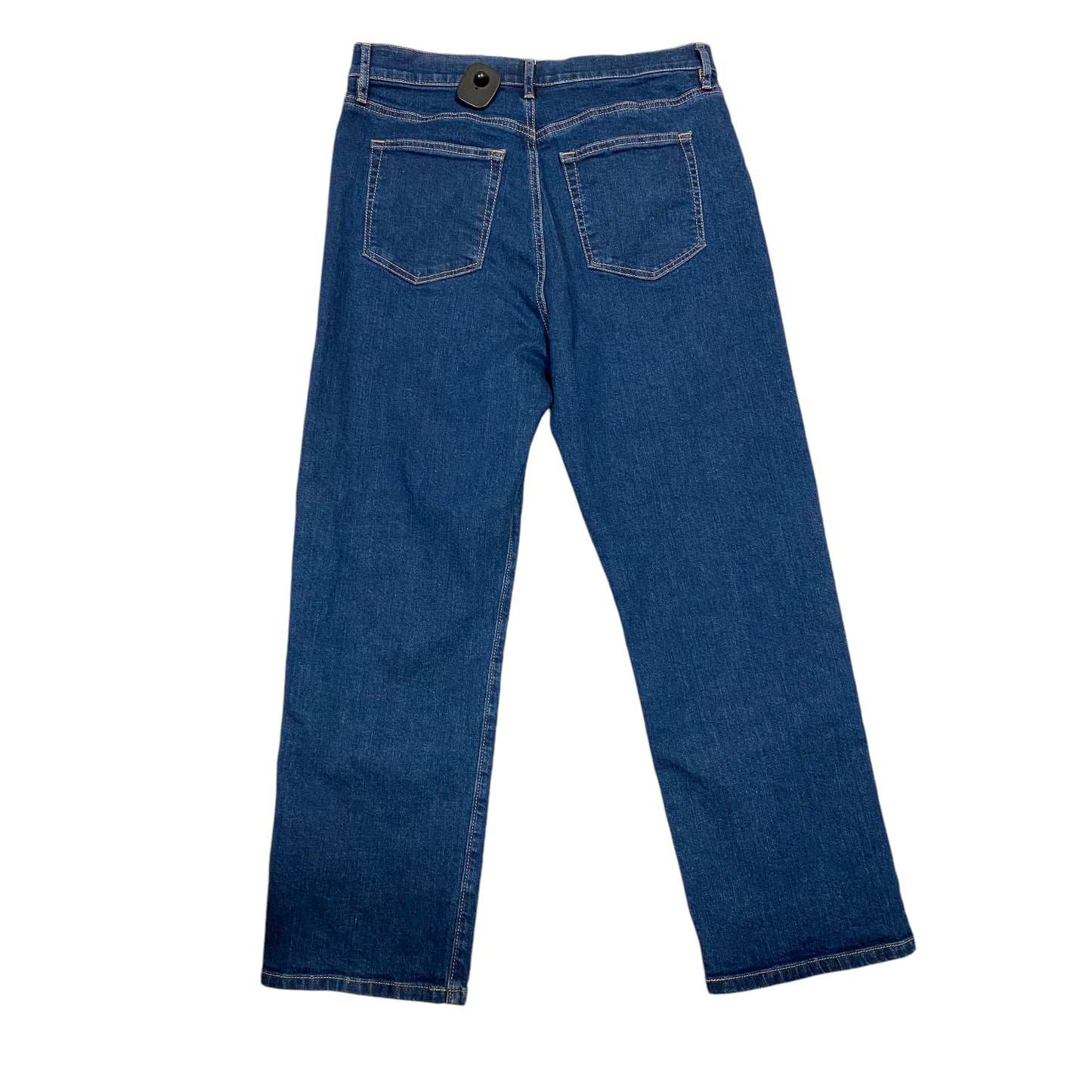 Jeans Straight By Loft In Blue Denim, Size: 10