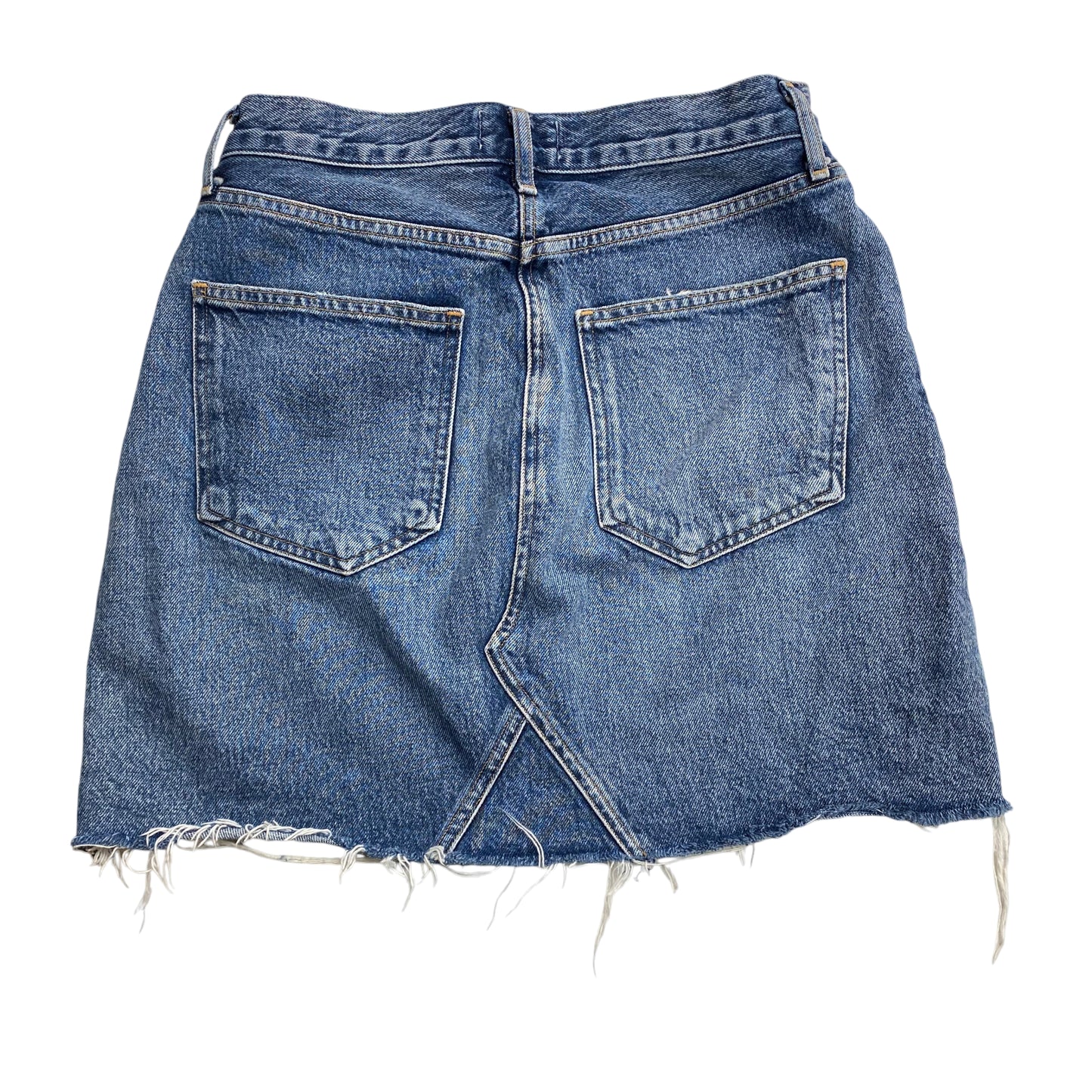 Skirt Mini & Short By Agolde In Blue Denim, Size: 2