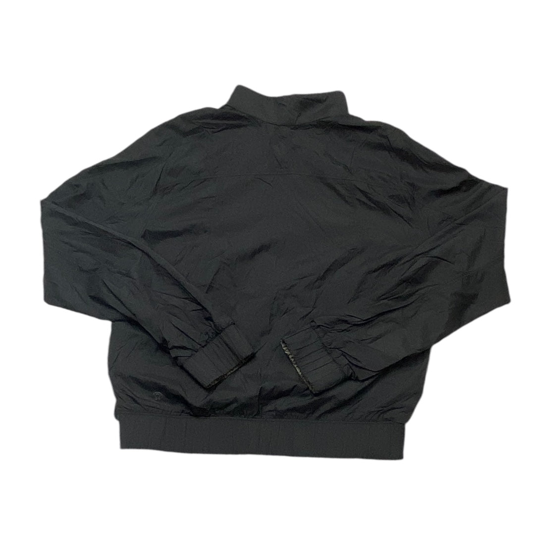 Athletic Jacket By Lululemon In Black, Size: 4