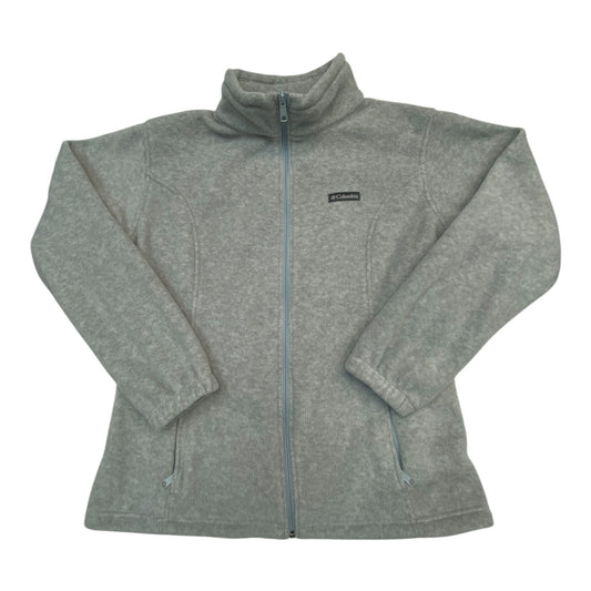 Jacket Fleece By Columbia In Grey, Size: Xxl