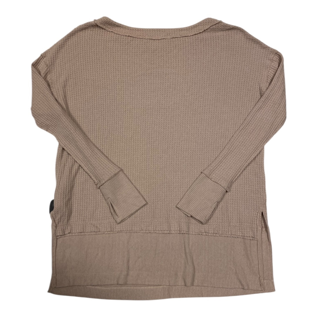 Top Long Sleeve By We The Free In Tan, Size: M