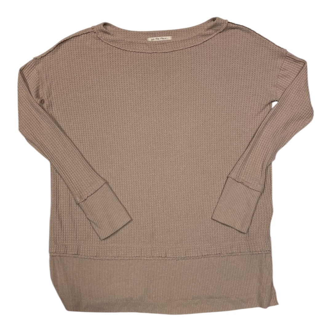 Top Long Sleeve By We The Free In Tan, Size: M