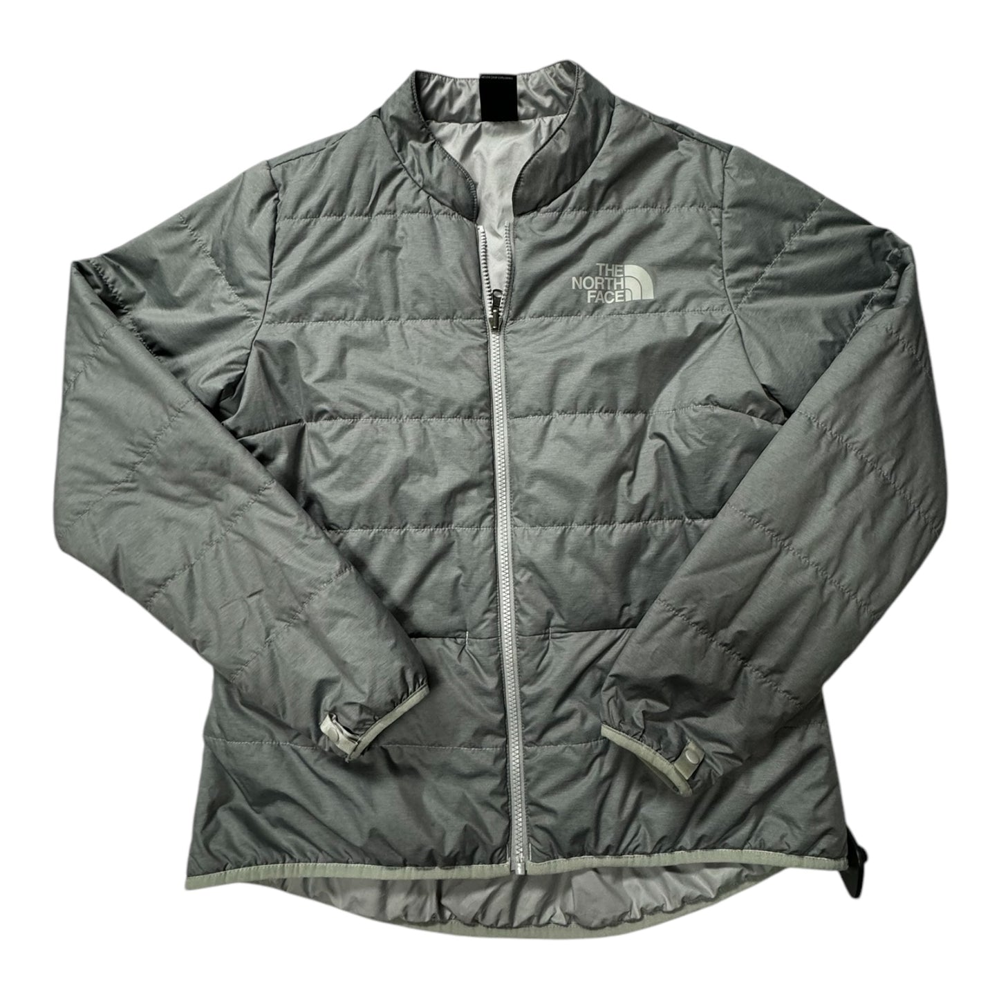 Jacket Puffer & Quilted By The North Face In Grey, Size: L