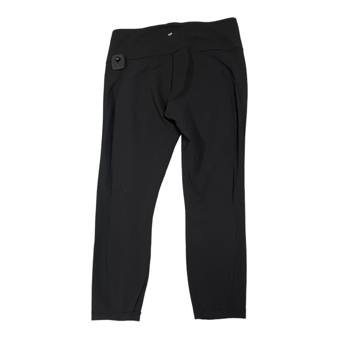 Athletic Leggings By Lululemon In Black, Size: 12