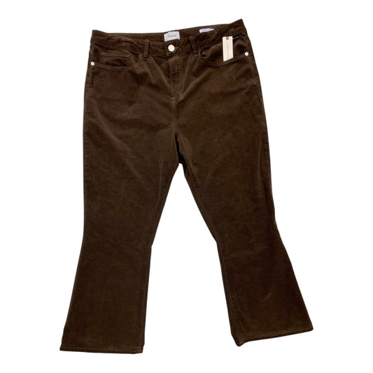 Pants Corduroy By Frame In Brown, Size: 18