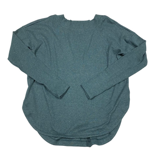 Athletic Top Long Sleeve Crewneck By Athleta In Green, Size: S