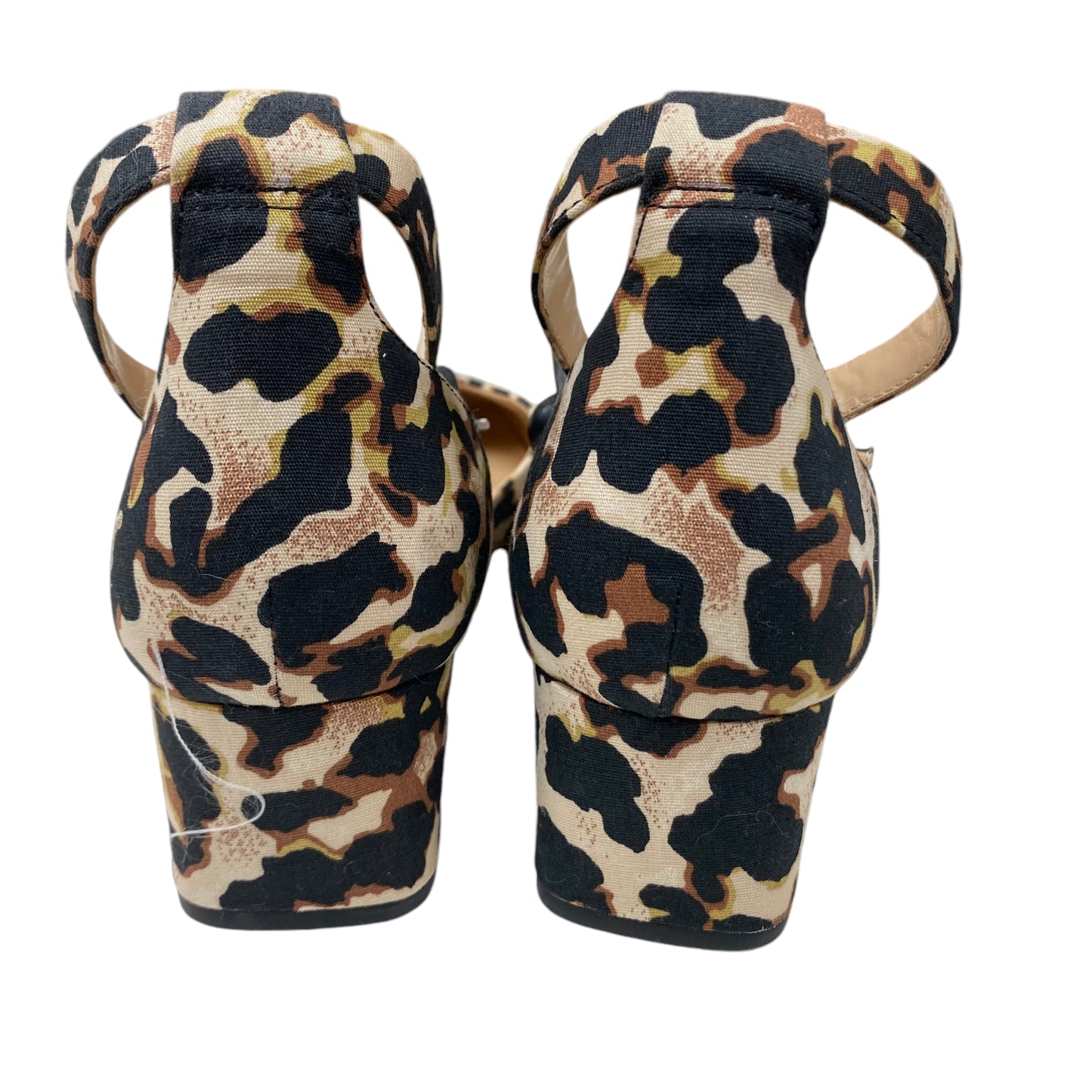 Shoes Heels Block By Cabi In Animal Print, Size: 9