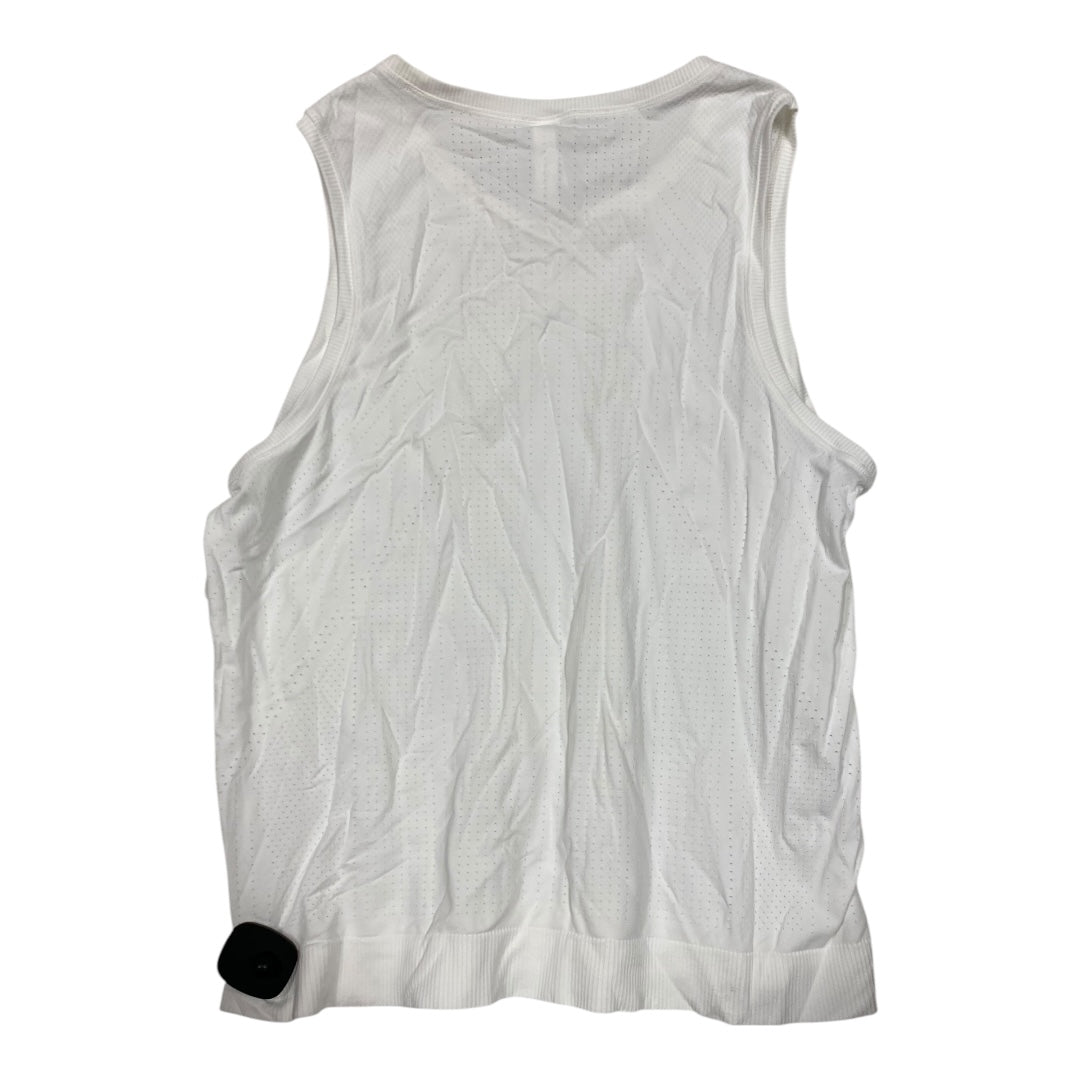 Athletic Tank Top By Athleta In White, Size: Xl