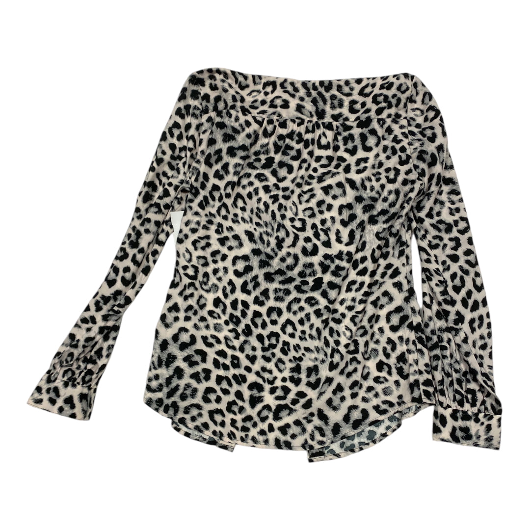 Top Long Sleeve By Express In Animal Print, Size: S