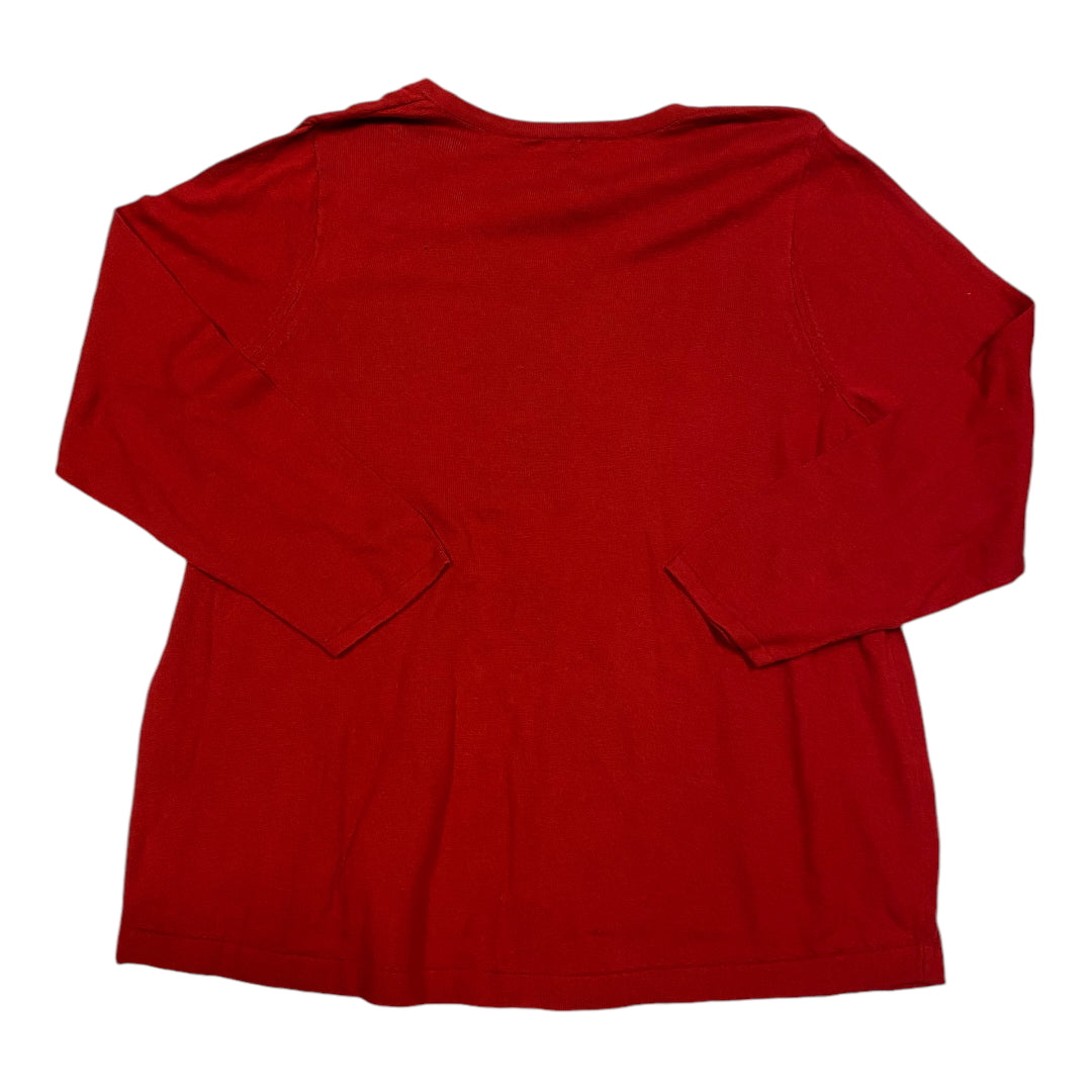 Sweater By J. Jill In Red, Size: Xlp