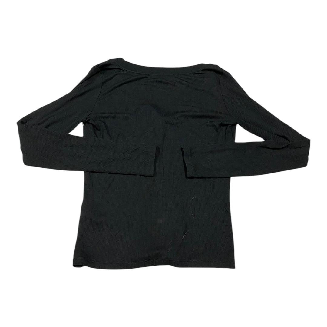 Top Long Sleeve By Banana Republic In Black, Size: Xs