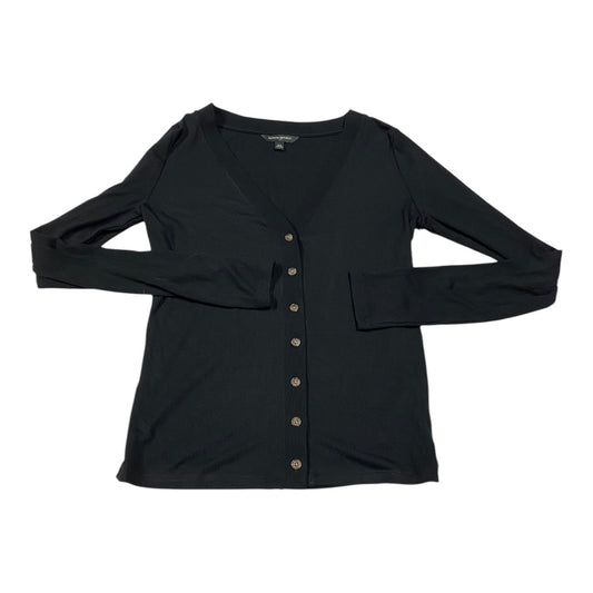 Top Long Sleeve By Banana Republic In Black, Size: Xs