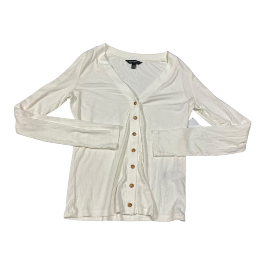 Top Long Sleeve By Banana Republic In Cream, Size: Xs