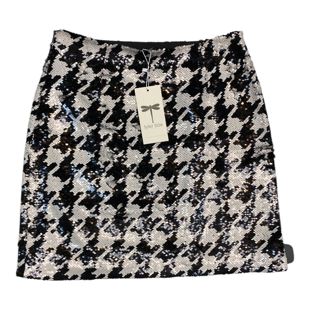 Skirt Mini & Short By TYLER BOE In Black & White, Size: 6