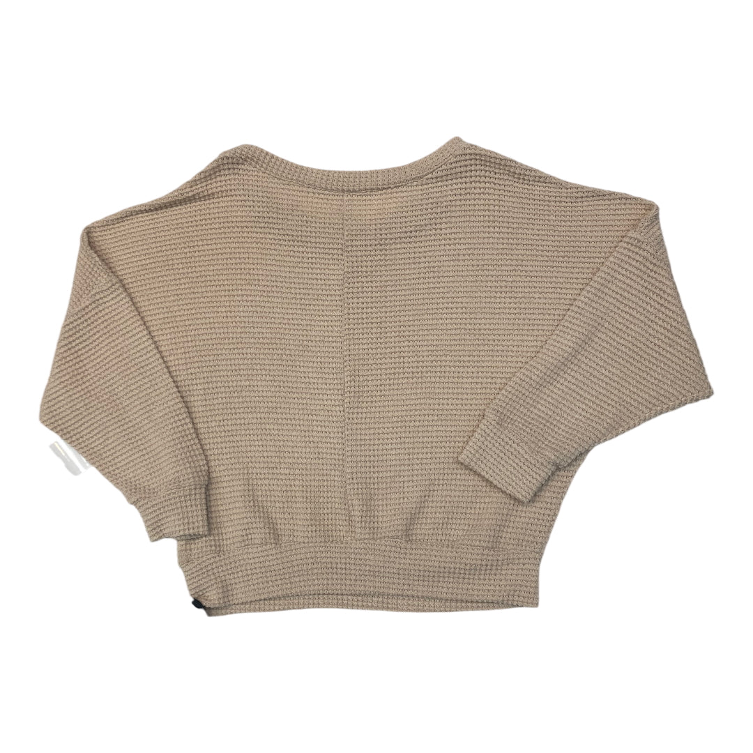 Top Long Sleeve By 143 Story In Tan, Size: M