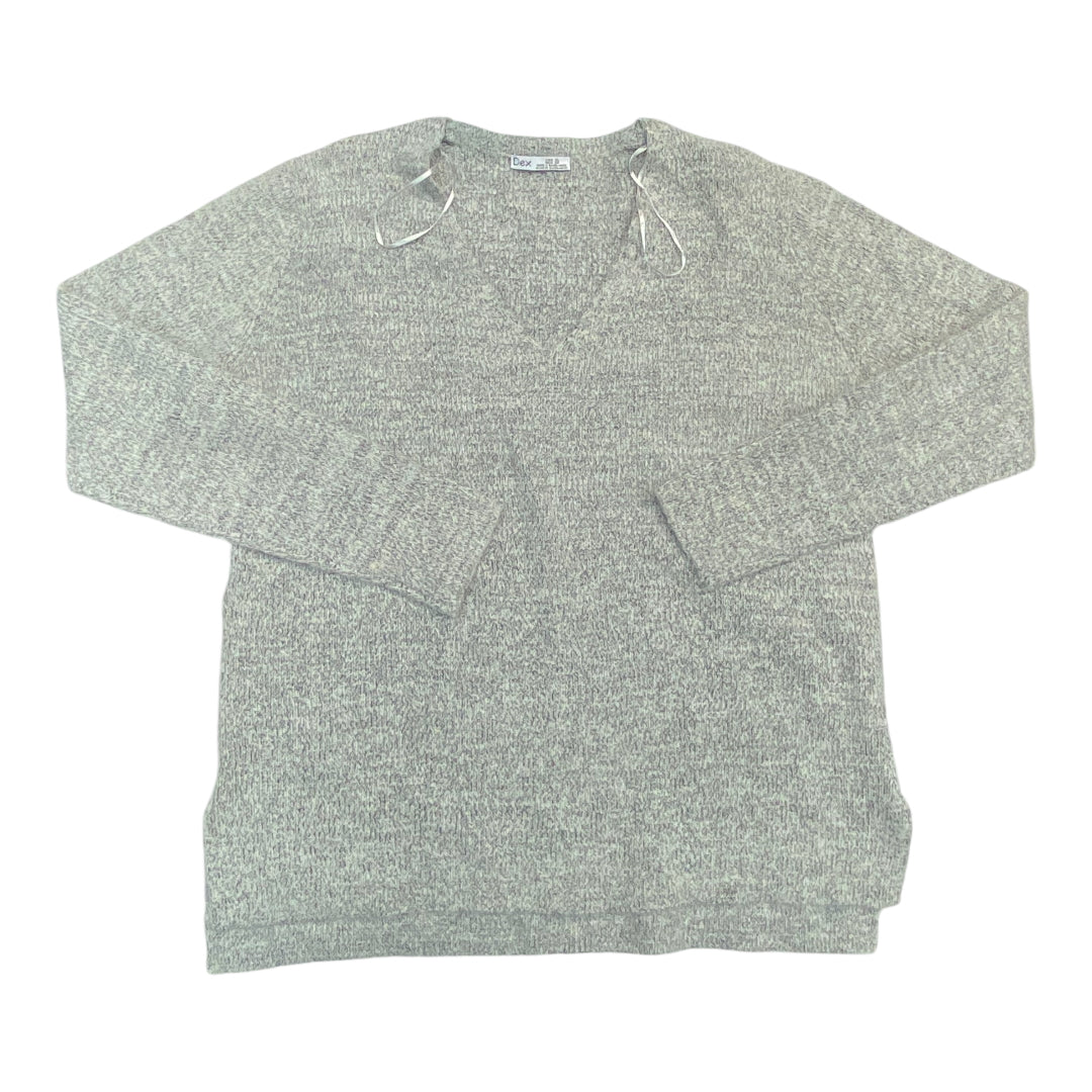 Sweater By Dex In Grey, Size: Xl