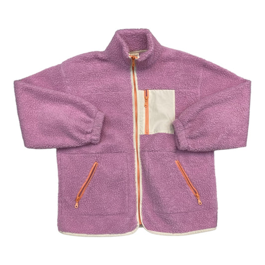 Jacket Fleece By Universal Thread In Purple, Size: Xs