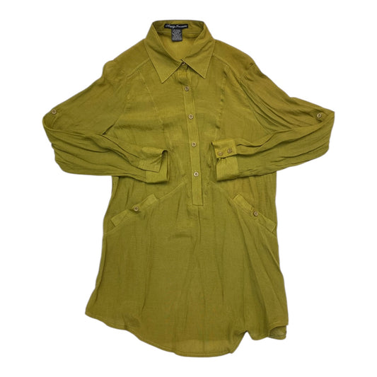 Top Long Sleeve By simply irresistible In Green, Size: Xl