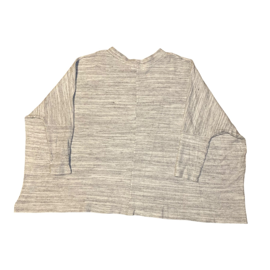 Sweater By CARLY JEAN In Grey, Size: L