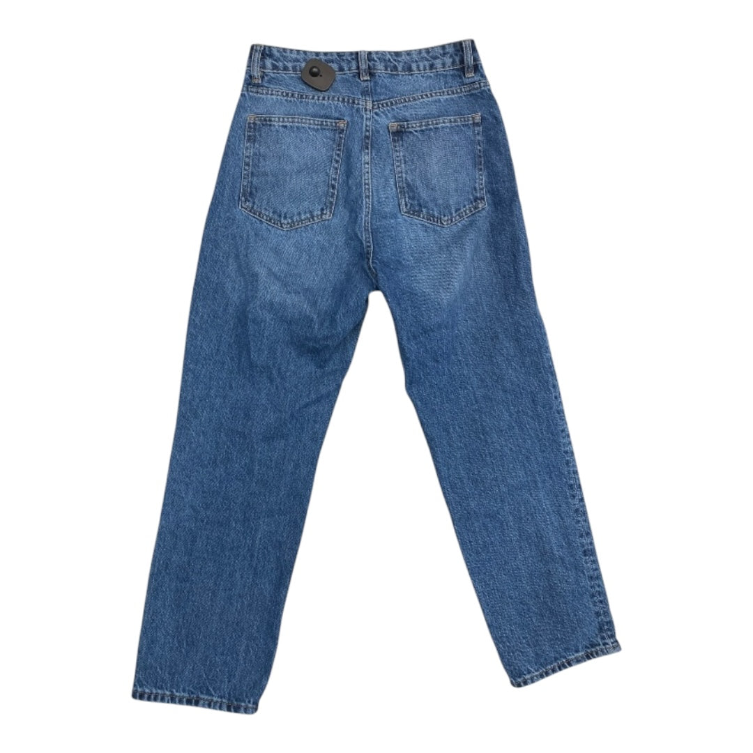 Jeans Boyfriend By H&m In Blue Denim, Size: 4