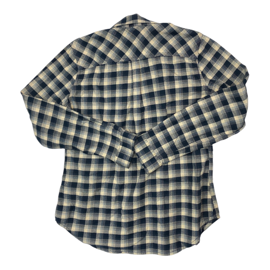 Top Long Sleeve By Carhartt In Plaid Pattern, Size: M