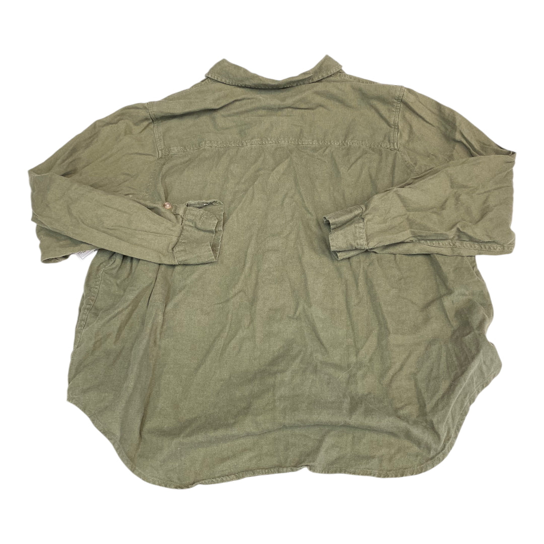 Top Long Sleeve By Universal Thread In Green, Size: Xxl