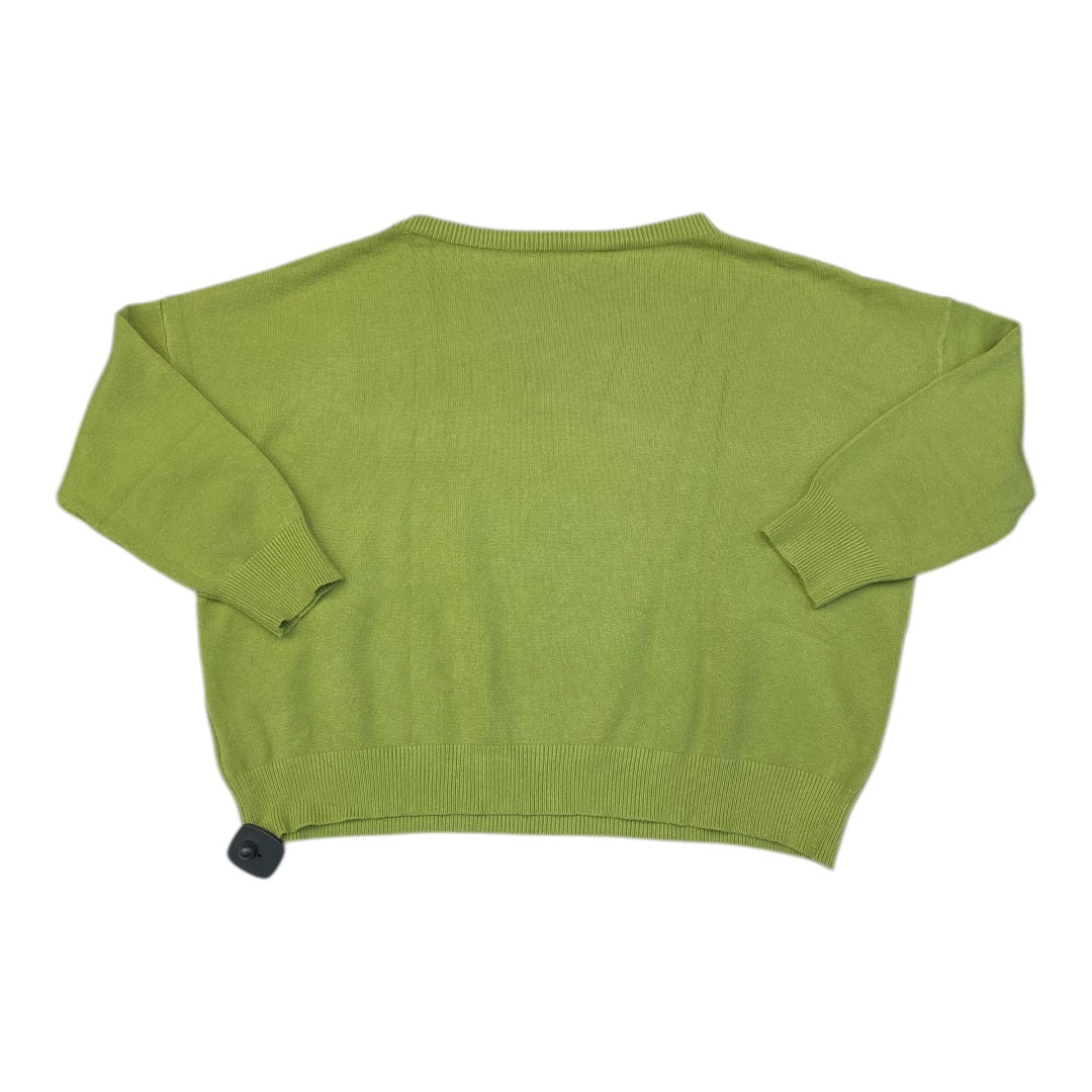 Sweater By Clothes Mentor In Green, Size: L