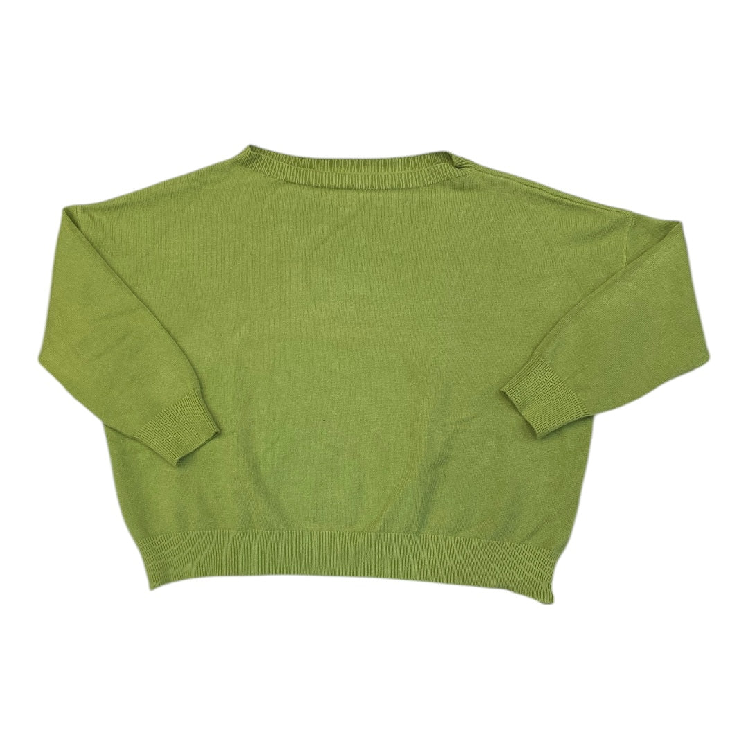 Sweater By Clothes Mentor In Green, Size: L