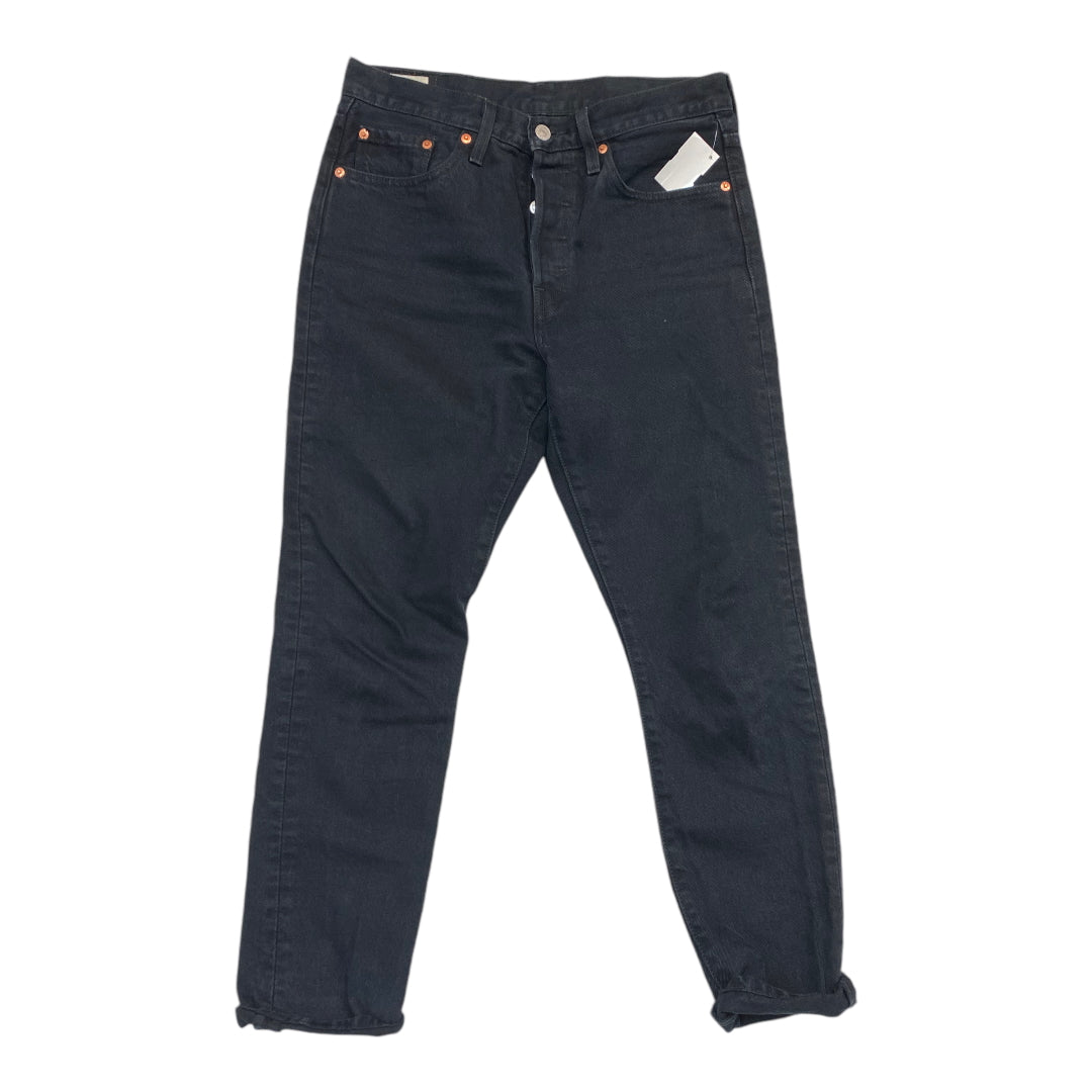 Jeans Boyfriend By Levis In Black, Size: 6