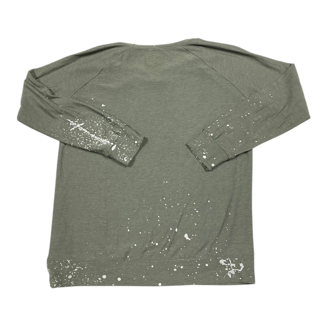 Top Long Sleeve By Chaser In Green, Size: Xl