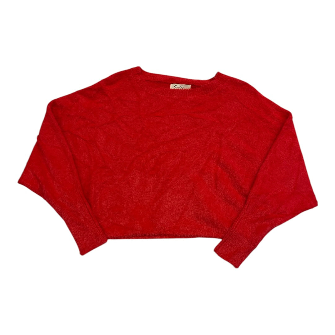 Sweater By Jessica Simpson In Red, Size: M