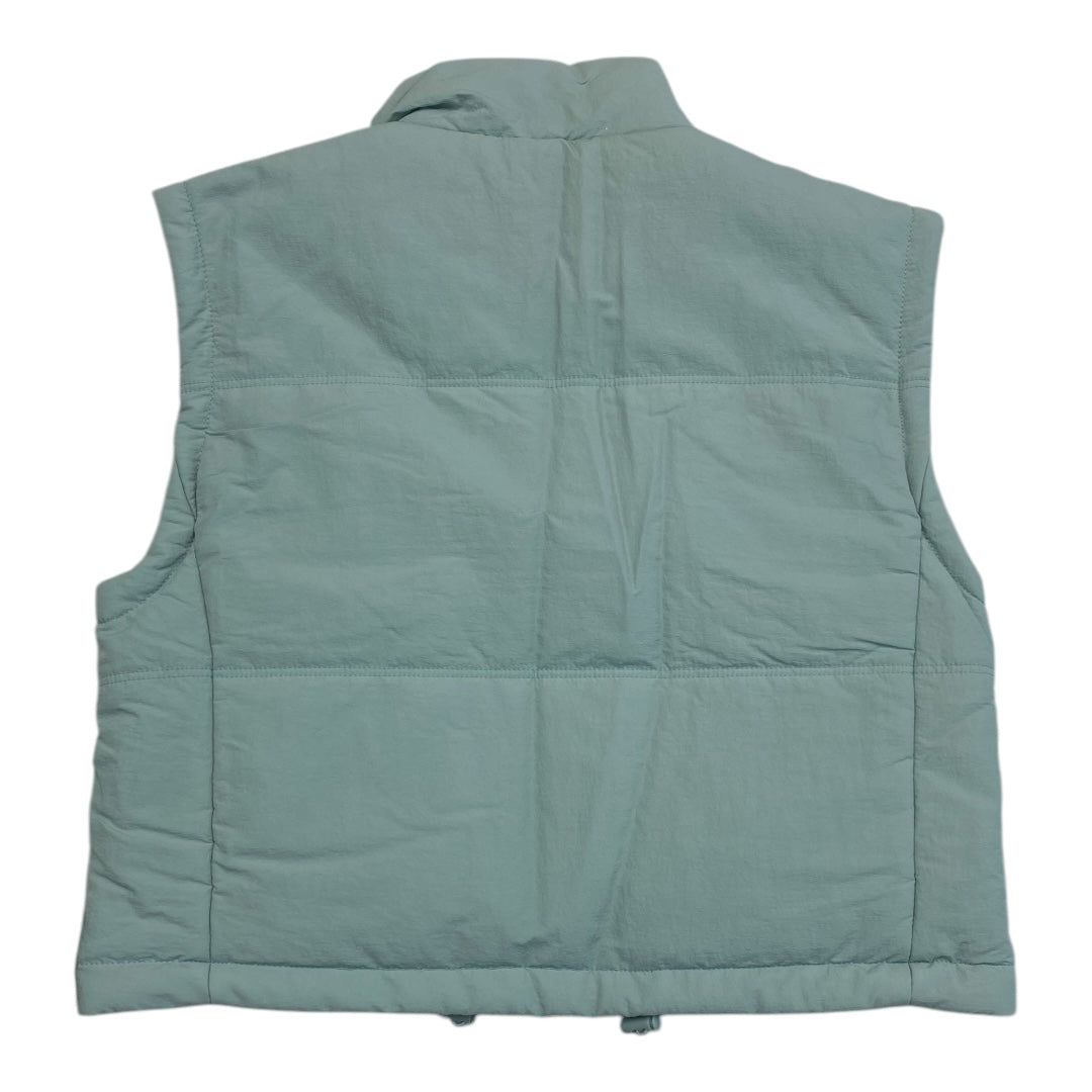 Vest Puffer & Quilted By Thread And Supply In Teal, Size: Xs