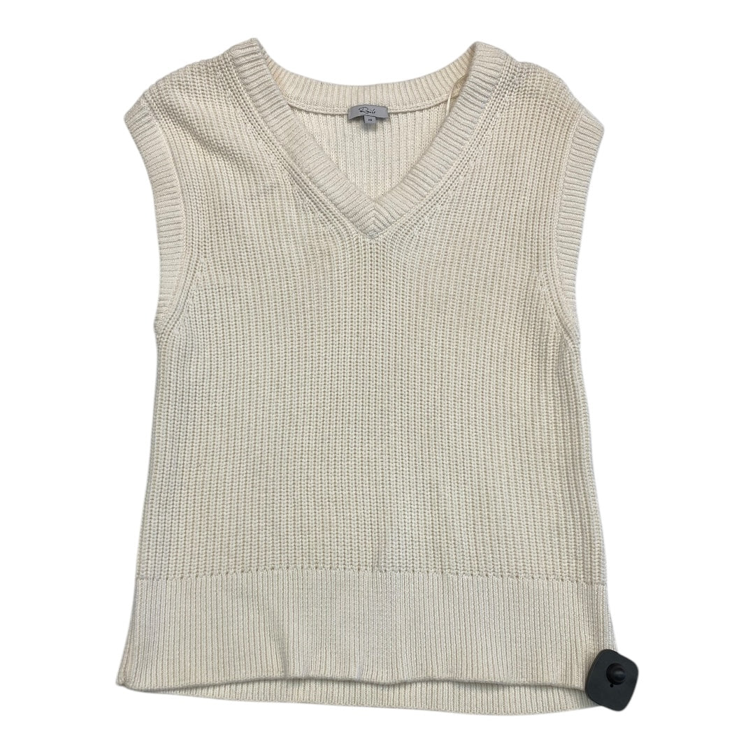 Sweater Short Sleeve By Rails In Cream, Size: Xs