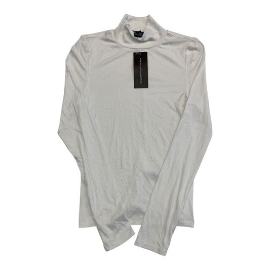 Top Long Sleeve By French Connection In White, Size: S