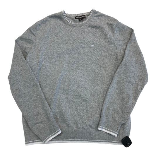 Sweater By Michael Kors In Grey, Size: Xl