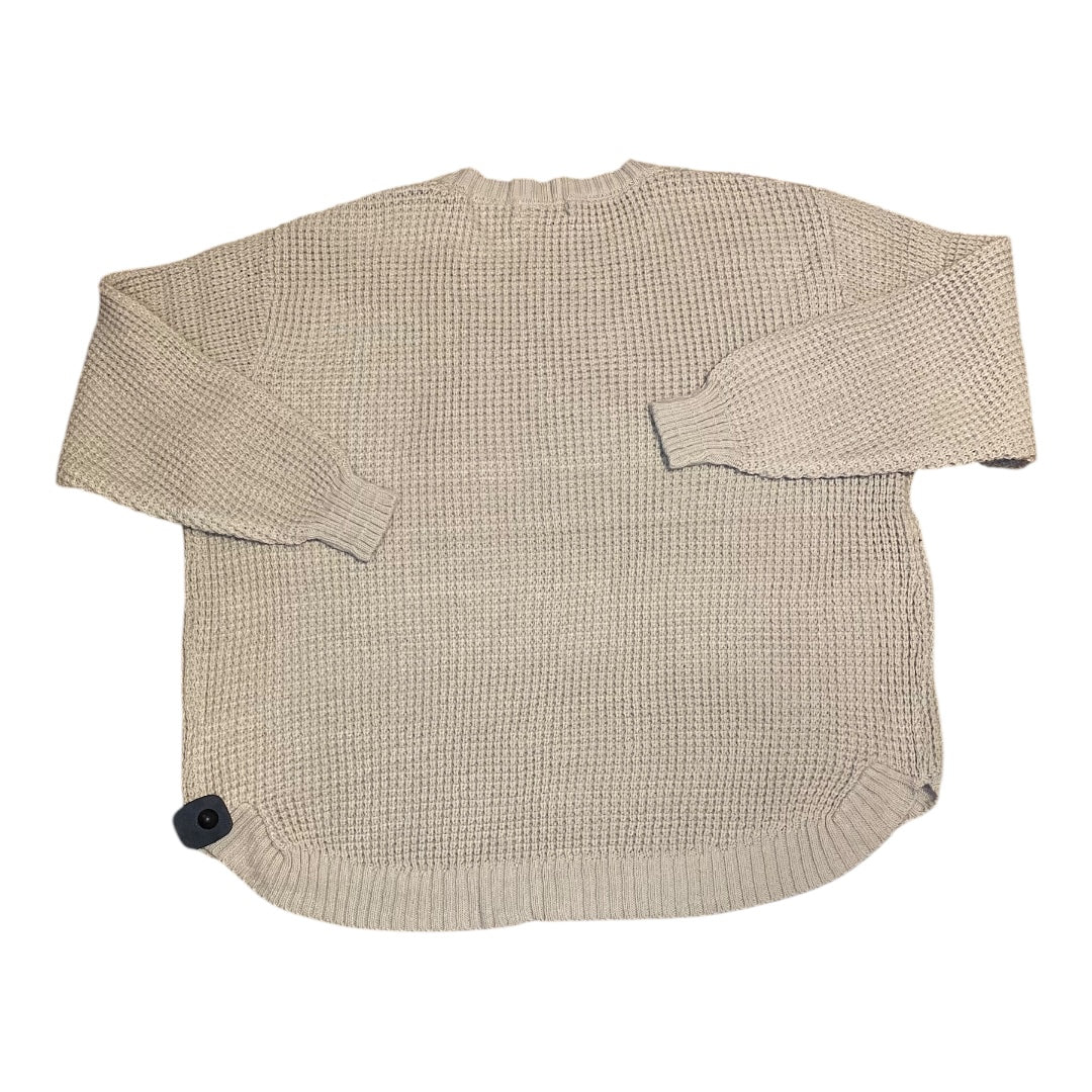 Sweater By Zenana Outfitters In Taupe, Size: 3x