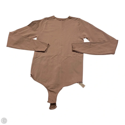 Top Long Sleeve By Skims In Tan, Size: S