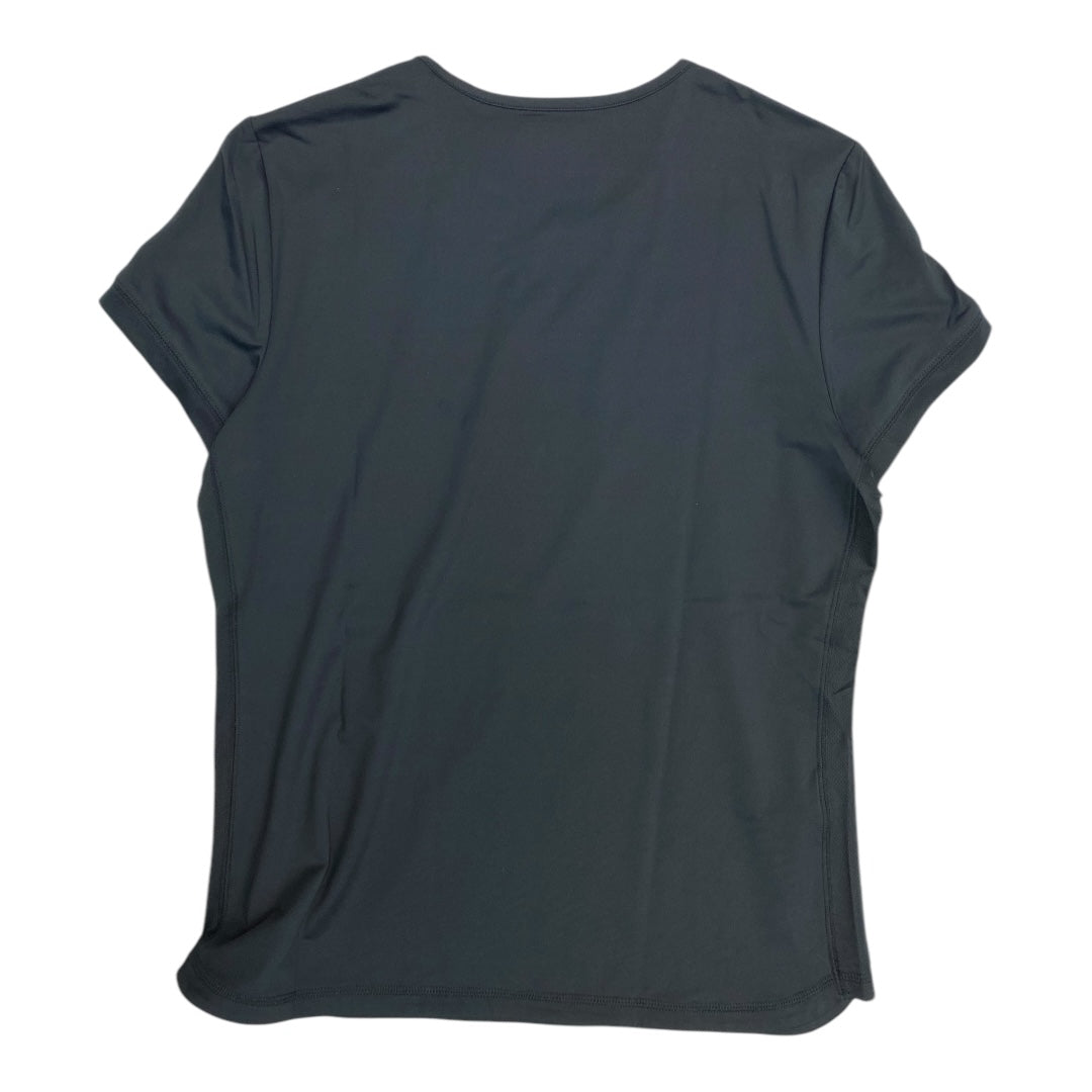 Athletic Top Short Sleeve By PENGUIN In Black, Size: L