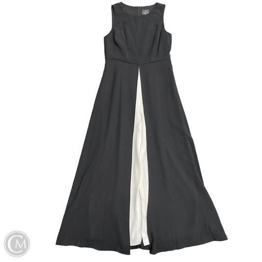 Jumpsuit By Adrianna Papell In Black & White, Size: 10p